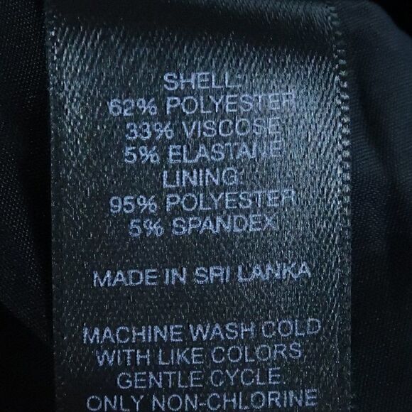 EXPRESS NAVY & RED PLAID PENCIL SKIRT SIZE 0 - Picture 4 of 12